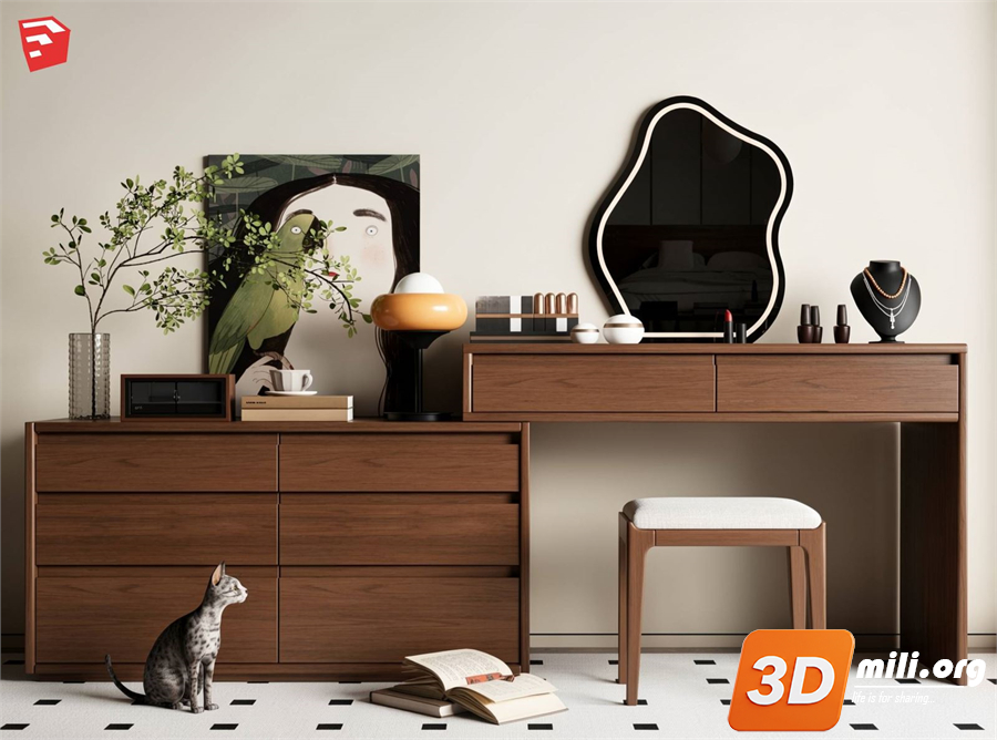 Dressing Table Skp Files 